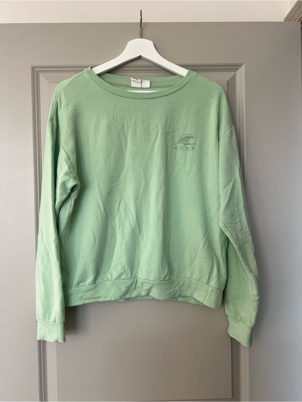 Roxy Light Mint Crewneck Sweatshirt